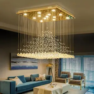 Modern Crystal LED Chandelier Light 600mm