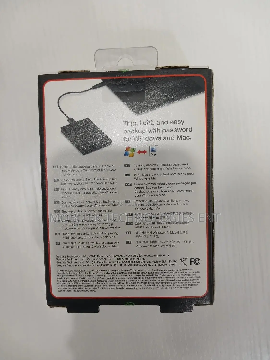 2tb Seagate One Touch External Storage Hard Drive