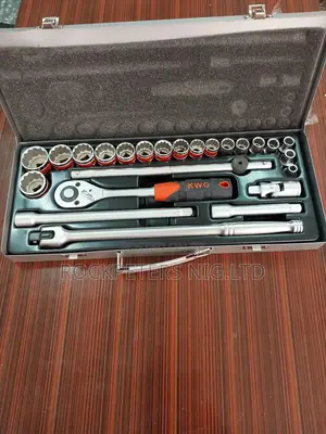 KWG 34024 24pcs 1/2" Dr. Socket Set( Metric Imperial)