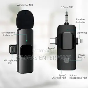3-in-1 Dual Wireless Mic TYPE-C iPhone Android Phone