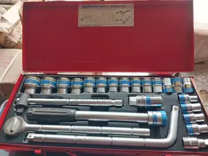 King Tony 24pc 1/2"Dr. 6 Point Socket Wrench Set(4524mr/Sr )