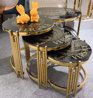 Glass Top Three in One Center Table