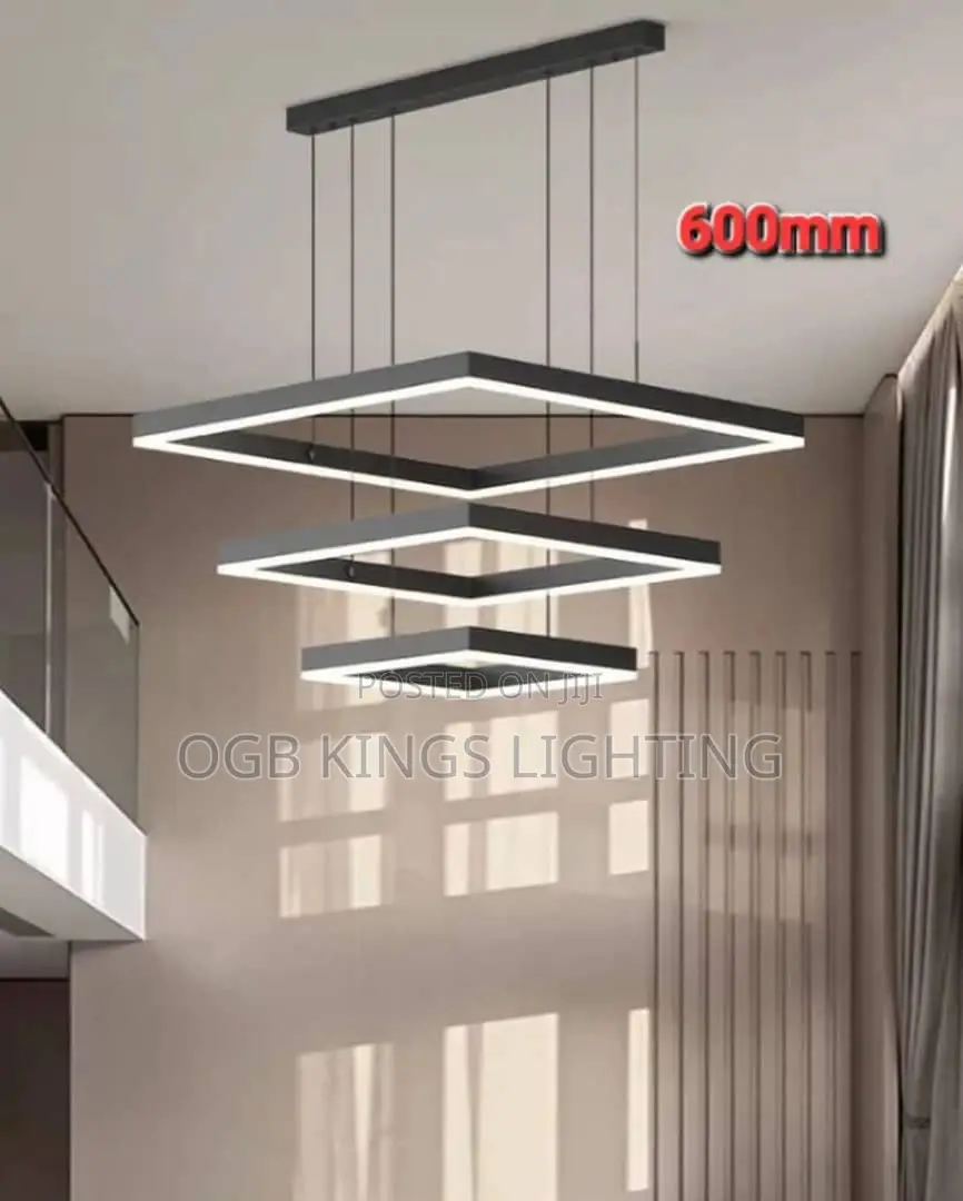 Square LED Chandelier Light