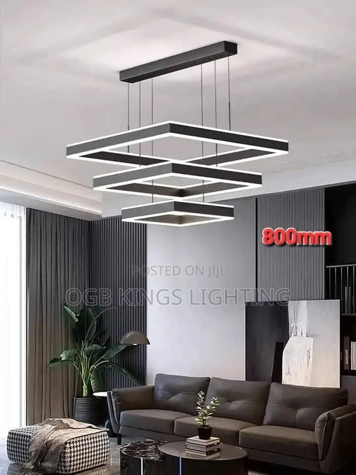 Square LED Chandelier Light