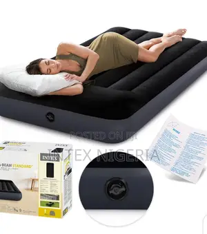 Intex Inflatable Air Bed (39" X 75" X 10") Single Size
