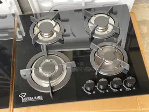 Gas Cooker Flat 4 Burner Glass