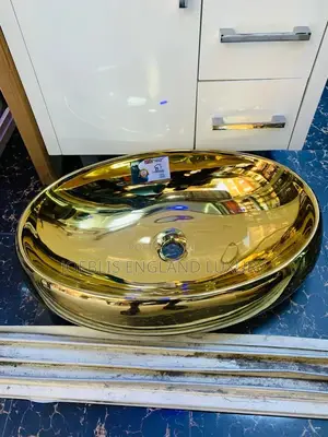 Mirror Gold Wash Hand Basin 60by40