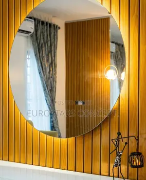 Luxury Mirror With 3 Colours Led Lights