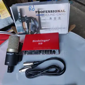 Studio Mic and Sound Card Birdsinger 2i2/B-99