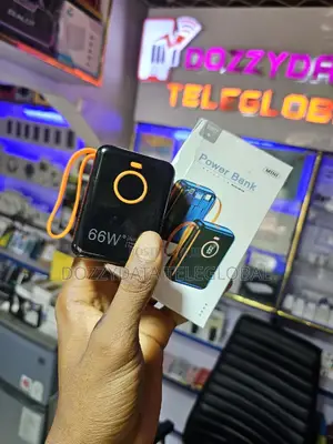 Mini 66W Superfast Charging Powerbank 15000mah With Cables
