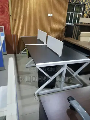 Super Workstation Table 4 Set