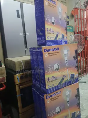 Duravolt Melody Rechargeable Fan 16" With Bluetooth