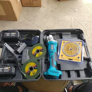 36v Cordless Angle Ginder With 2 Batteries Accessories