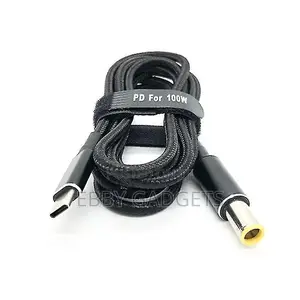 PD 100W Usb-C 18.5-20v to 5.5x2.5 Universal Laptop Cable Sm