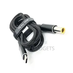 PD 100W Usb-C 18.5-20v to 5.5x2.5 Universal Laptop Cable Sm