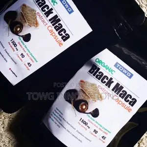 Black Maca Extract 90 Capsules - 1500mg