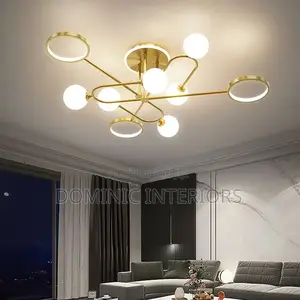 Nordic Luxury Design Gold Ceiling Lights