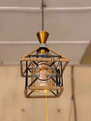 Single Iron E27 Pendant Light Indoor Lighting