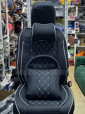 Black And White Draft Car Seat Cover