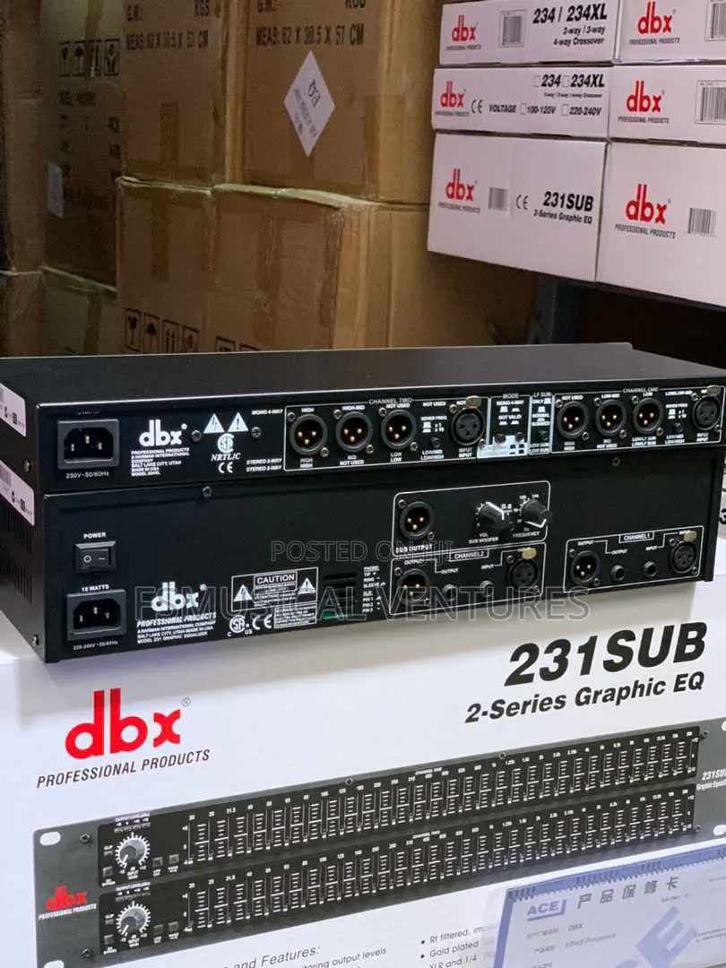 DBX EQ231 Double Equalizer With Sub Out Function