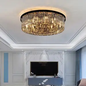 Crystal Flush Chandelier