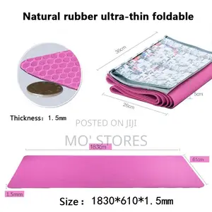 Foldable Anti Slip Yoga Mat With Bag