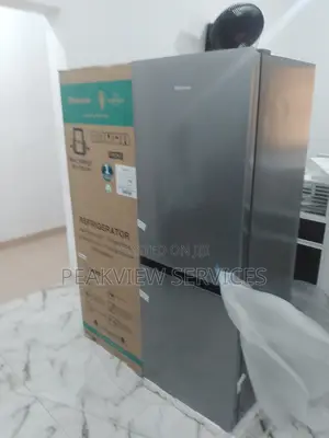 Super Quiet Hisense Double Door Bottom Freezer Refrigerator