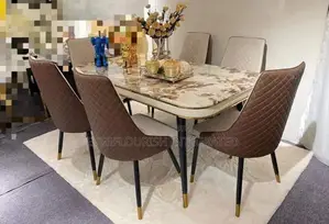 Dining Table Set With 6 Chairs