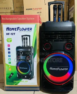 Homeflower 12inch Rechargeable Bluetooth Speaker