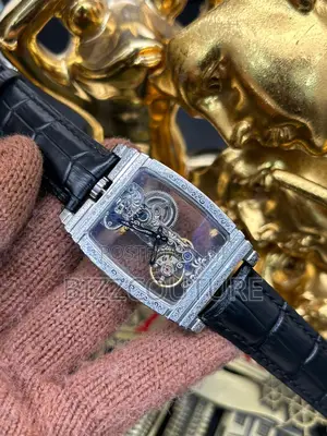 Original Corum Skeleton Engraved Mechanical Leather Watch