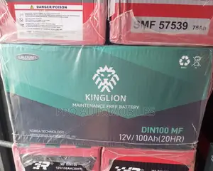 12V 100ah Kinglion Mf Battery