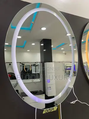 Beautiful Oval Shape 3 Colour Led Light Mirror