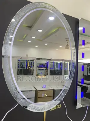 Beautiful Oval Shape 3 Colour Led Light Mirror