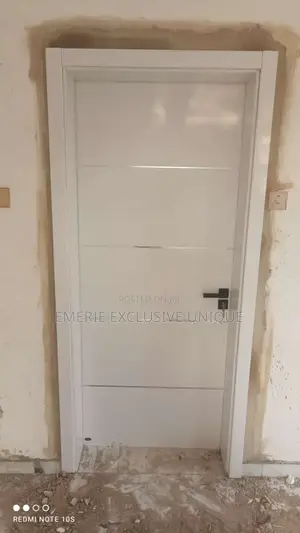 3ft : White Turkey Solid Wooden Door