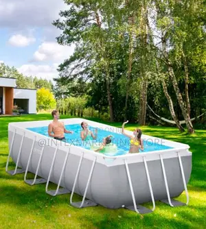 Intex 26788 Prism Metal Frame Swimming Pool - Rectangle