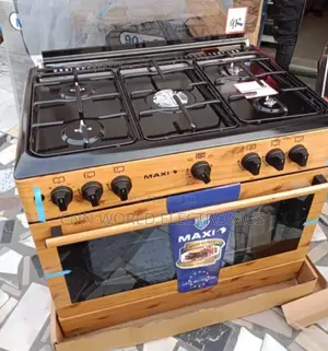 New Maxi 90 by 60 Full Automatic Standing Gas 5 Burners