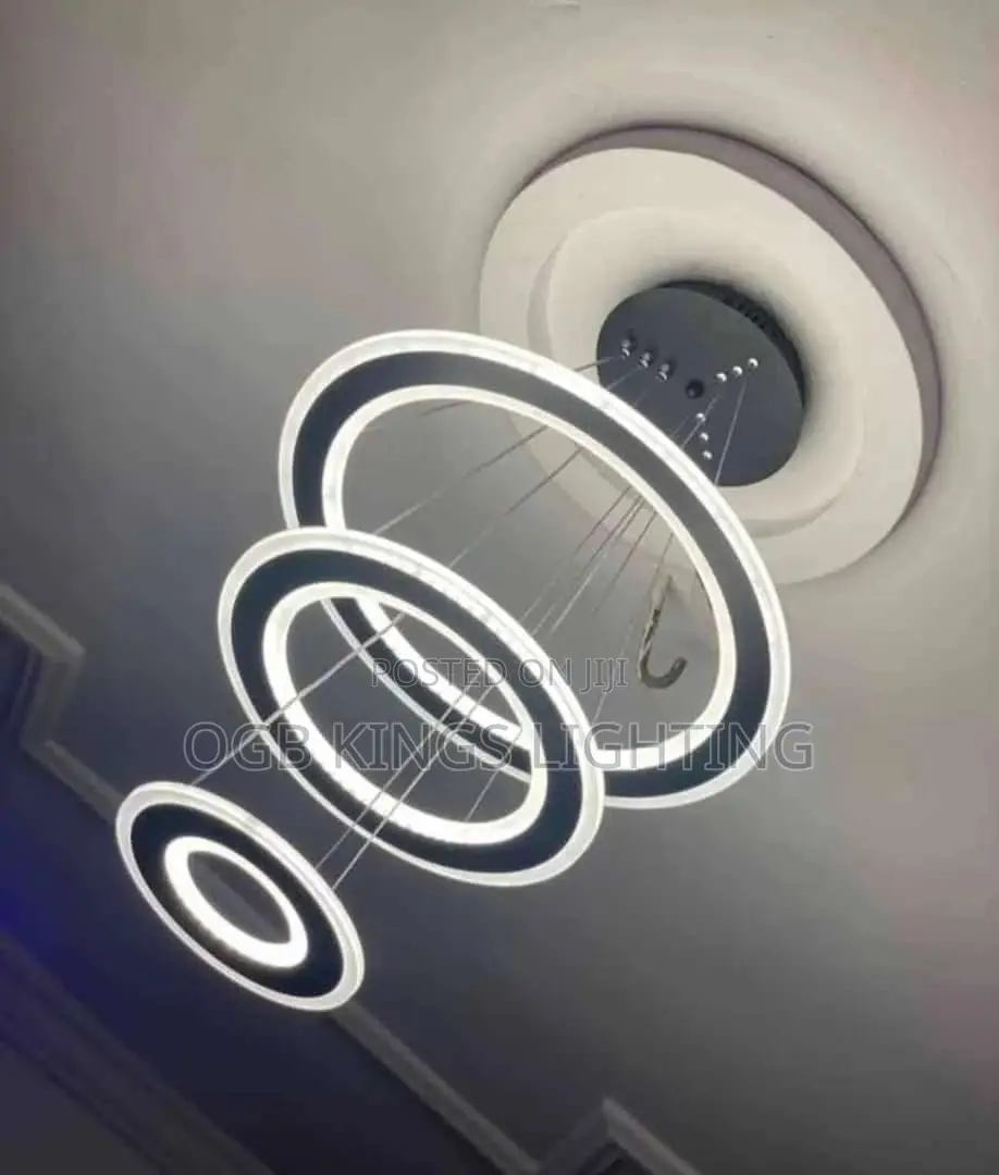 LED 3in1 Ring Chandelier Light