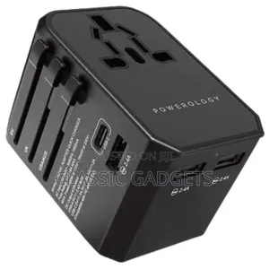 Powerology 45w Pd Universal Multi-Port Travel Charger