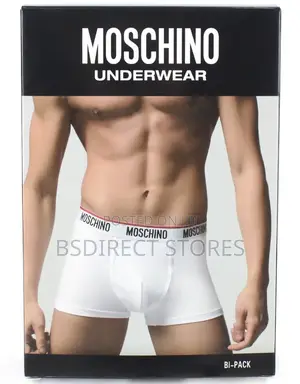 Moschino Underwear Logo Set of 2 Boxer Shorts Black/White