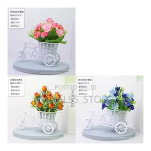 Artificial Bicycle Flower Home Decor