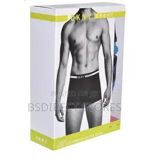 DKNY Sports Mens Performance Pack of 3 Coloured Waist Trunks