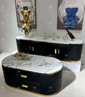 Marble Center and TV Stand