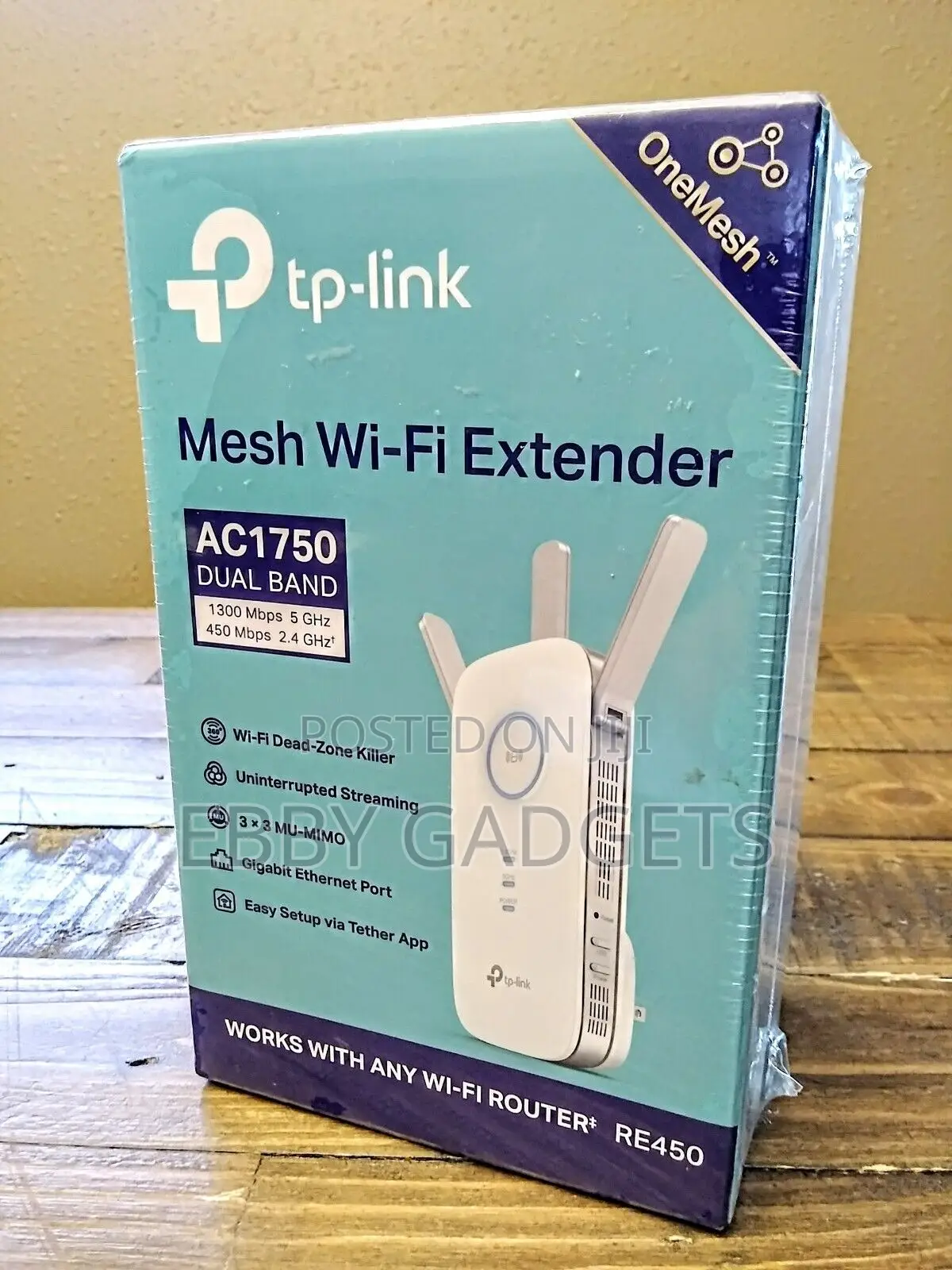 Tp-Link Ac1750 Mesh Wifi Range Extender RE450