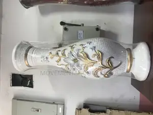 White Turkish Flower Vase