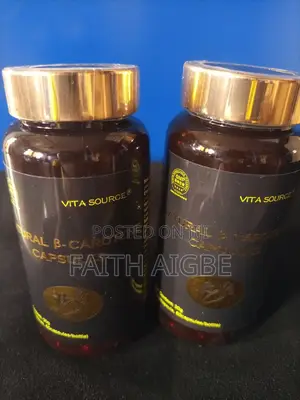 Natural B Carotene Capsules It Reduces Stress