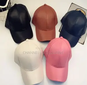 Brand New Leather Face Cap