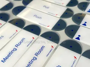 Indoor Directional Signs, 2D /3d Installation