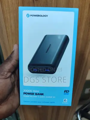 Powerology 20,000mah Power Bank PD 20w
