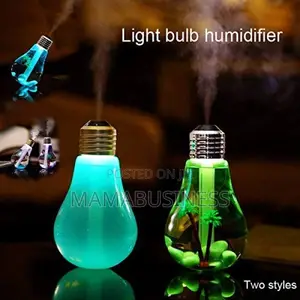 Bulb Humidifier With LED Night Light