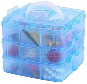 3 Layer 18 Compatible Slot Storage Box Organiser